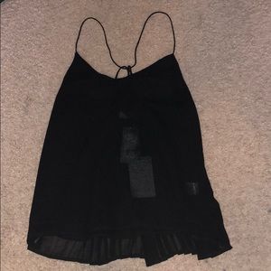 Black spaghetti strap blouse